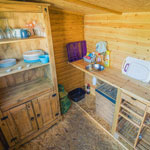 Seren Yurt with front doors open